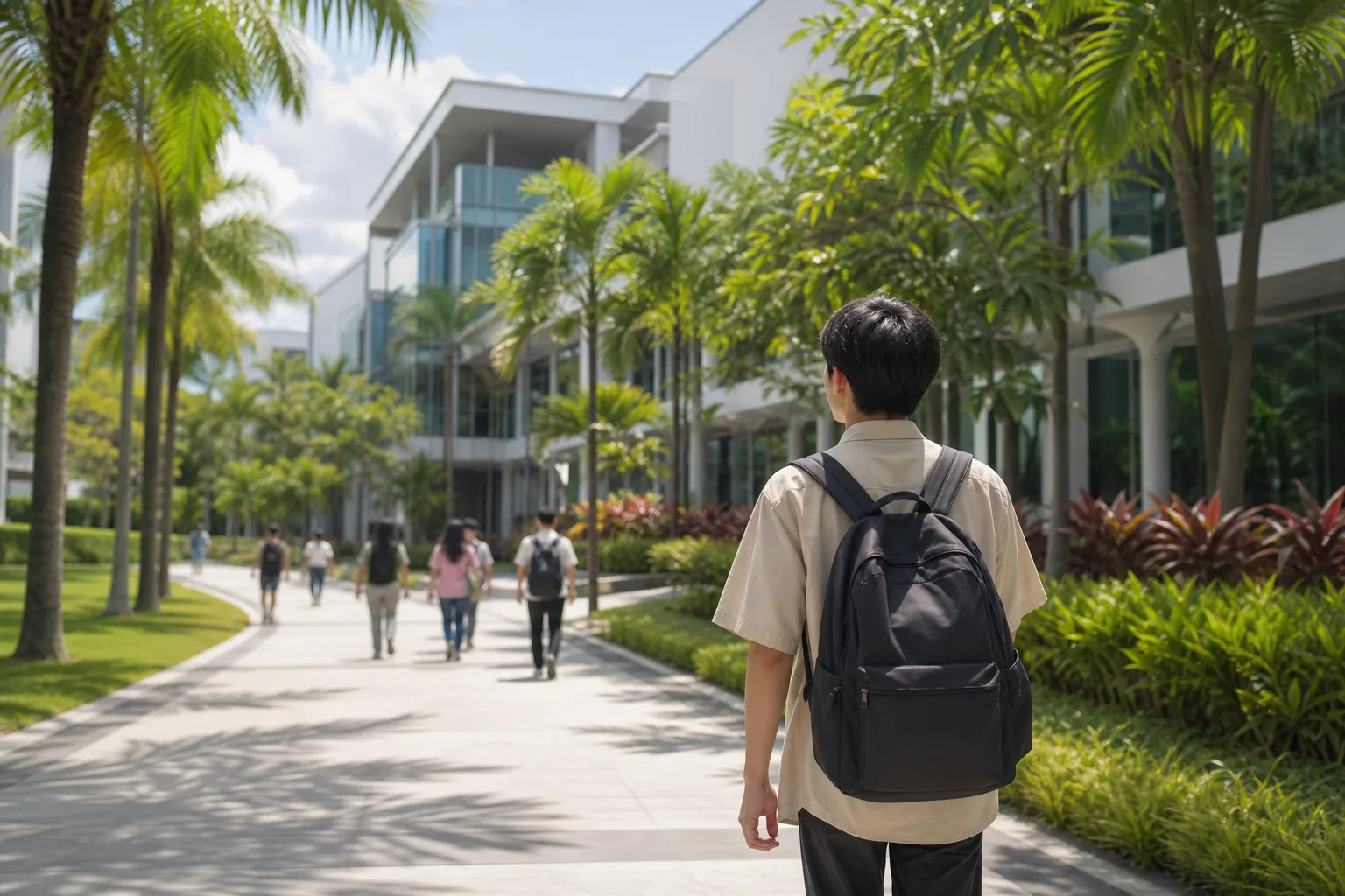 マレーシアの大学進学を検討する保護者のイメージ